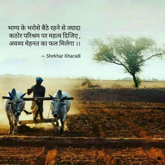 Hindi Motivational by shekhar kharadi Idriya : 111416073