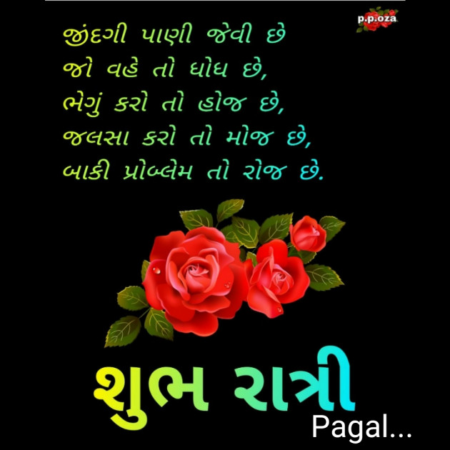 Gujarati Good Night by Manoj Leuva : 111427131