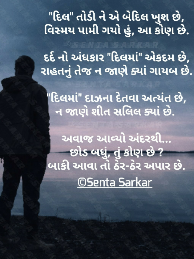 Gujarati Poem by SENTA SARKAR : 111429995