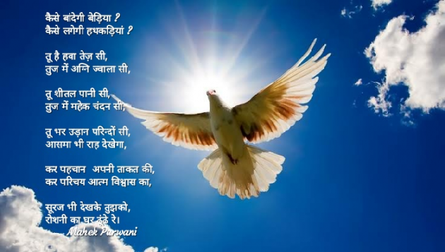 Hindi Poem by Mahek Parwani : 111433168