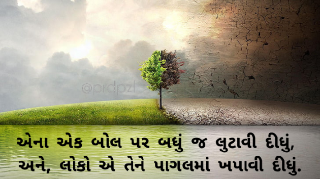 Gujarati Shayri by Pradipsinh Zala : 111434011