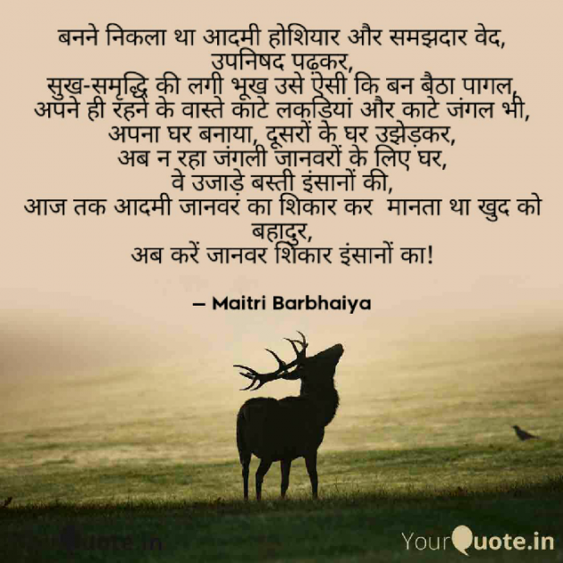 Hindi Poem by Maitri Barbhaiya : 111434254