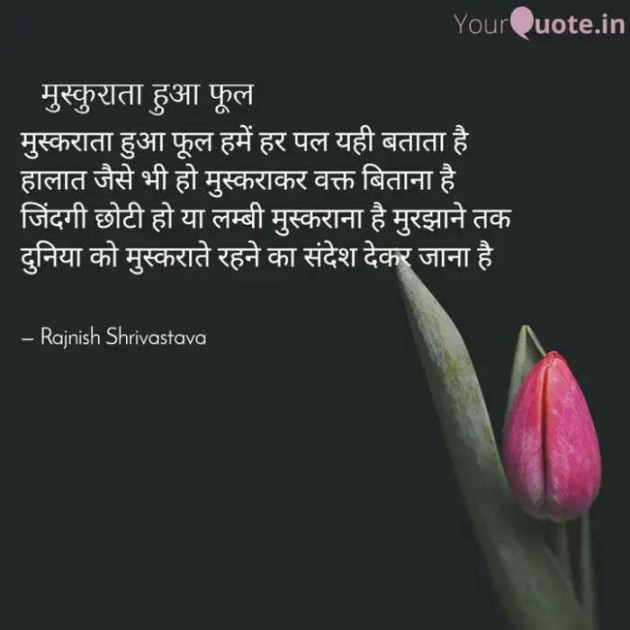 Hindi Poem by Rajnish Shrivastava : 111436712