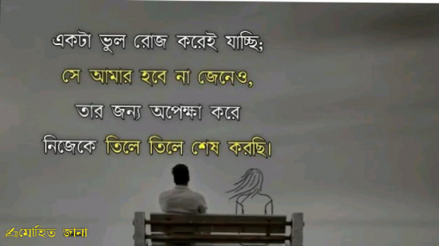 Bengali Poem by Mohit Jana : 111440609