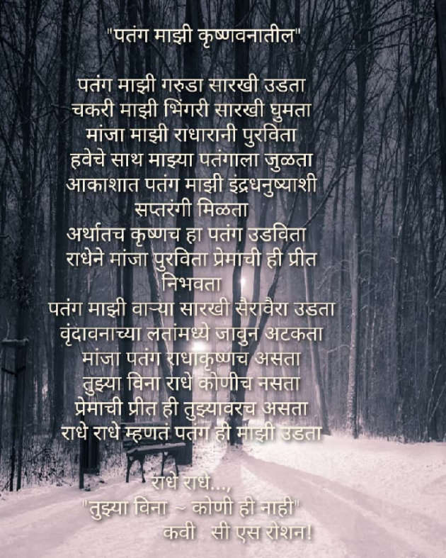 Marathi Poem by सी एस रोशन : 111441376