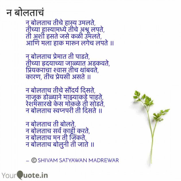 English Poem by Shivam Satyawan Madrewar : 111447127