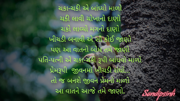 Gujarati Poem by Sandipsinh : 111453056