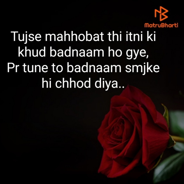 Hindi Shayri by dil ni vato : 111466327