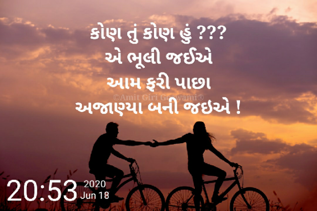 Gujarati Shayri by Amit Giri Goswami : 111478433