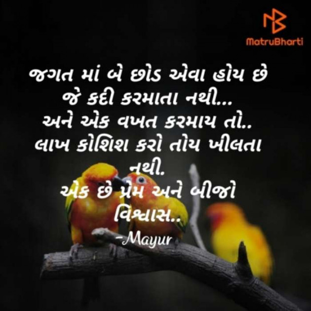 Gujarati Blog by Mayur Jethava : 111496551