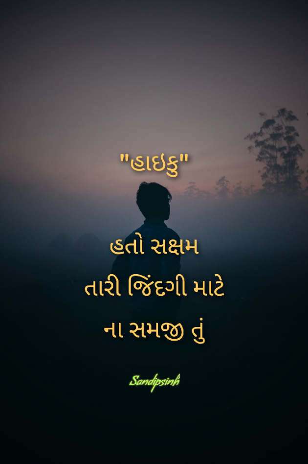 Gujarati Hiku by Sandipsinh : 111502072