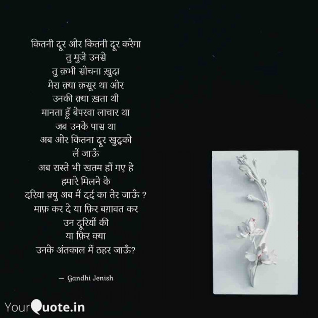 English Shayri by Gandhi Jenish : 111503989
