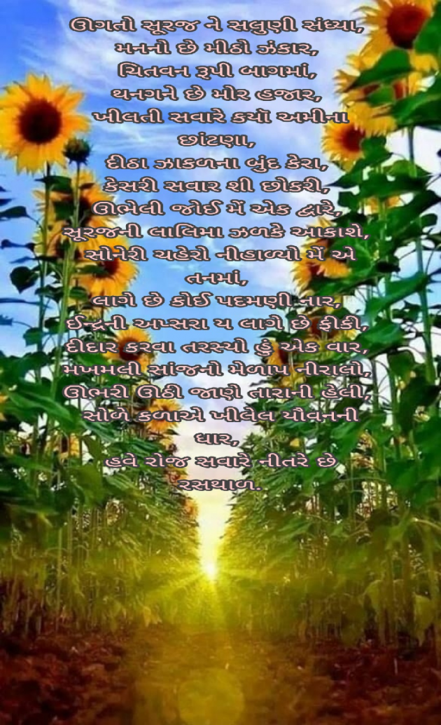 English Poem by Needhi Patel : 111506041