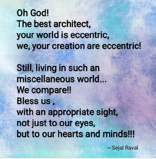 English Thought by Sejal Raval : 111513056