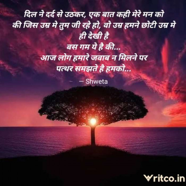 Hindi Shayri by Shweta Singh : 111515342