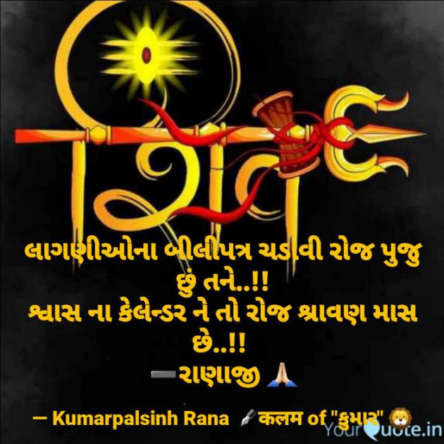 English Shayri by KUMARPALSINH RANA : 111516550