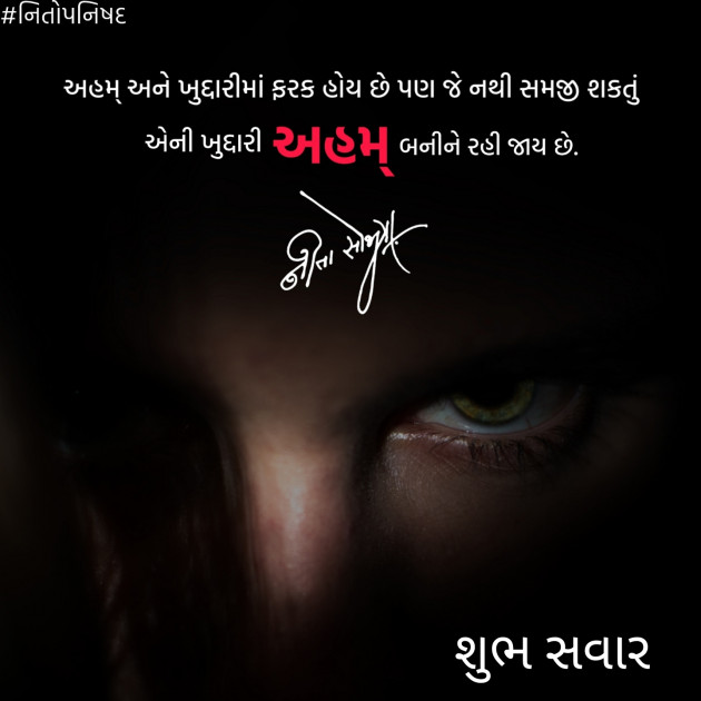Gujarati Quotes by Nita sojitra : 111521269