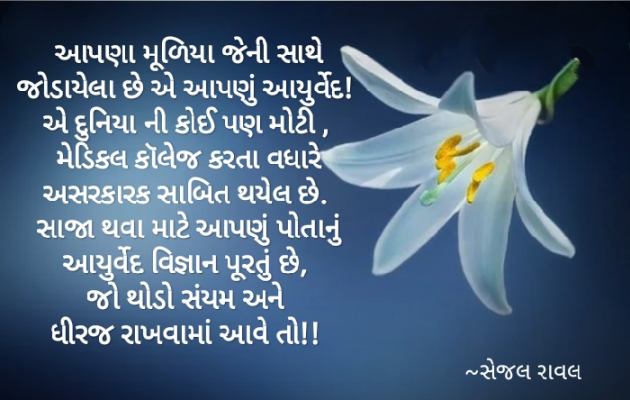Gujarati Thought by Sejal Raval : 111521729
