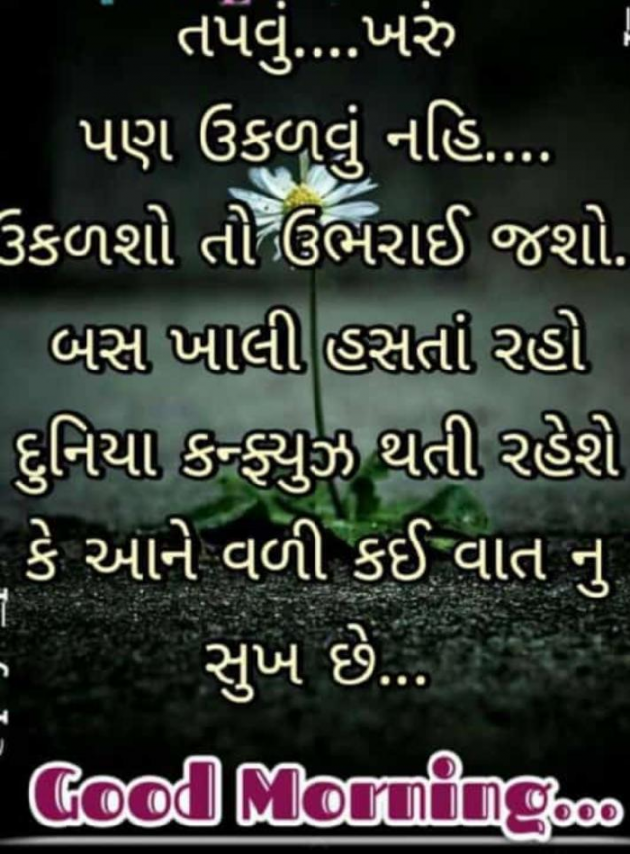 Gujarati Good Morning by Parul : 111527093