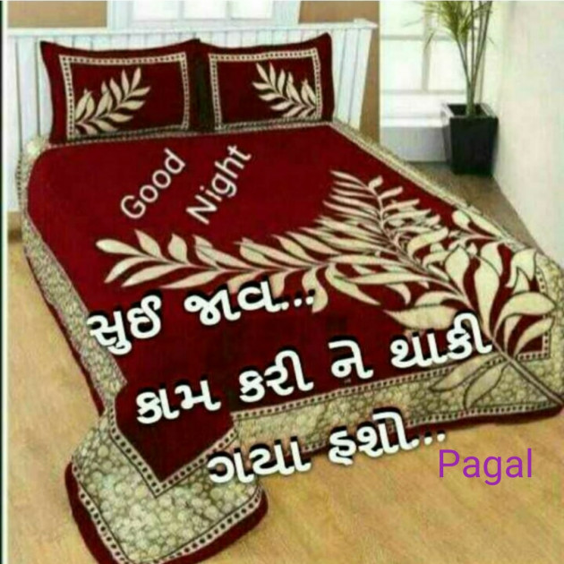 Gujarati Good Night by Manoj Leuva : 111527631