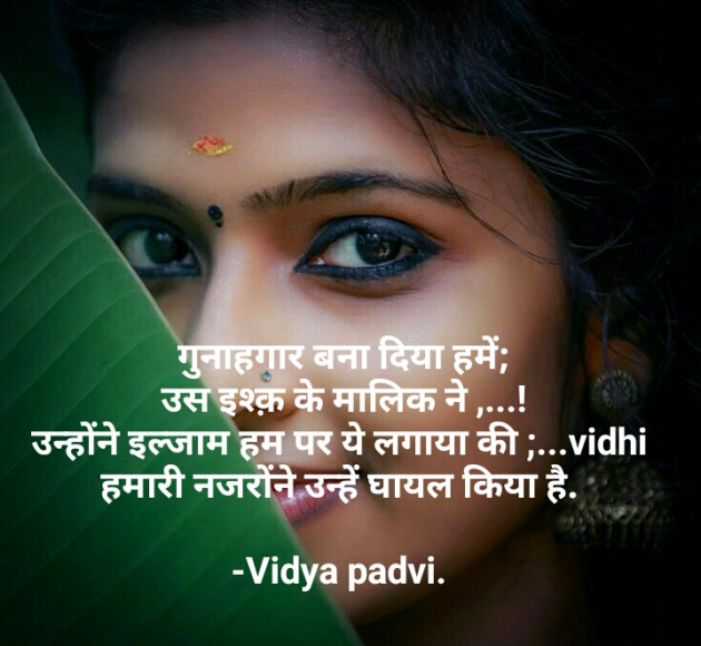 Hindi Blog by Vidya : 111537074