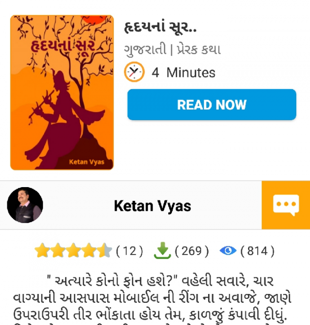 Gujarati Story by Ketan Vyas : 111538575