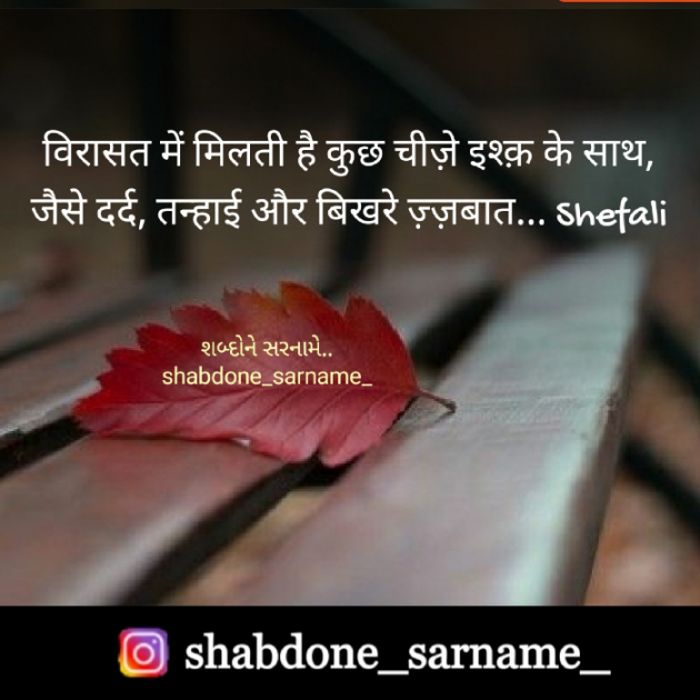 Hindi Whatsapp-Status by Shefali : 111541980