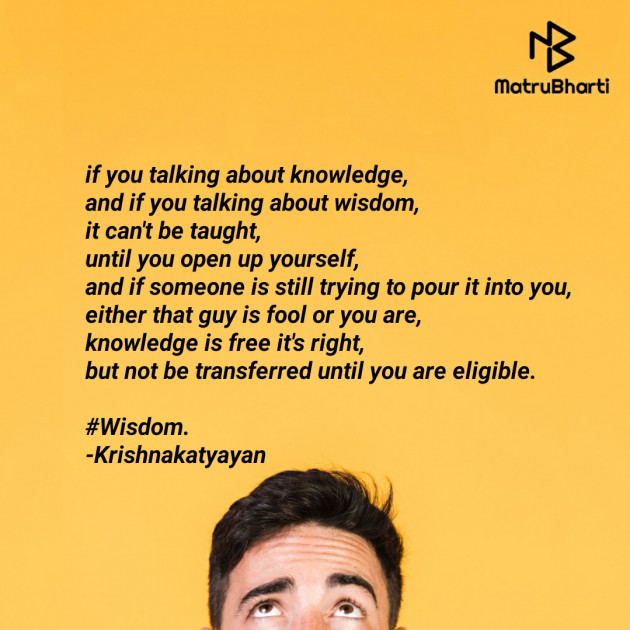 English Poem by Krishna Chaturvedi : 111546997