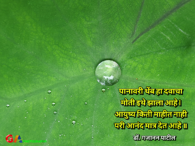 Marathi Thought by Dr GAJANAN PATIL : 111549035