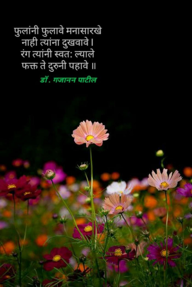 Marathi Poem by Dr GAJANAN PATIL : 111549861