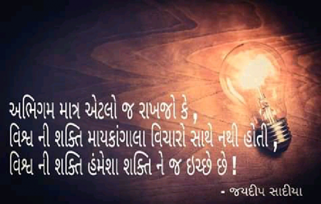 Gujarati Motivational by જયદિપ એન. સાદિયા : 111550428