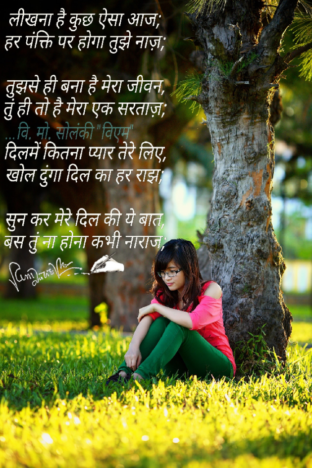 Hindi Poem by વિનોદ. મો. સોલંકી .વ્યોમ. : 111559181