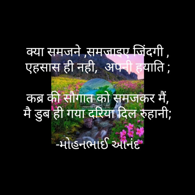 Hindi Poem by મોહનભાઈ આનંદ : 111559848