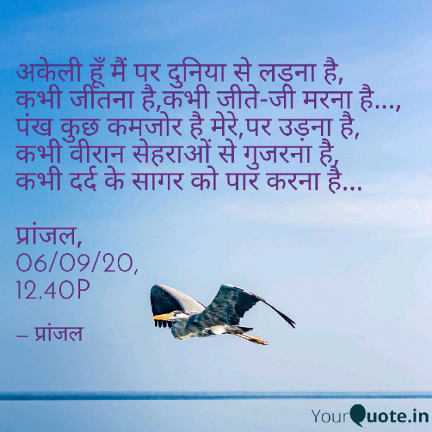 Hindi Shayri by Pranjal Shrivastava : 111562524