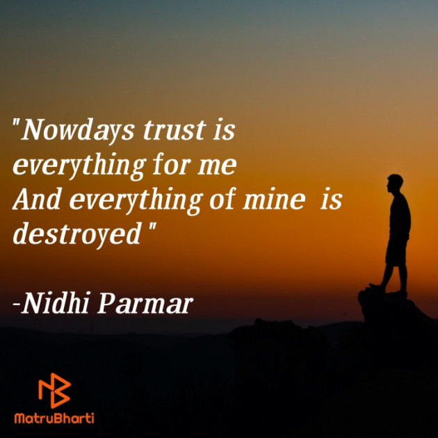 English Shayri by Nidhi Parmar : 111565409