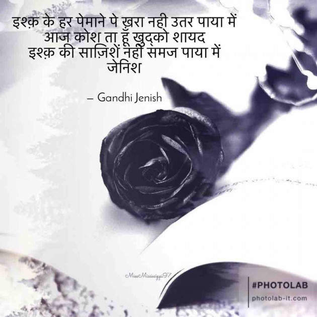English Shayri by Gandhi Jenish : 111575132
