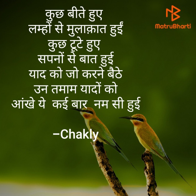 Hindi Shayri by Chakly : 111576160