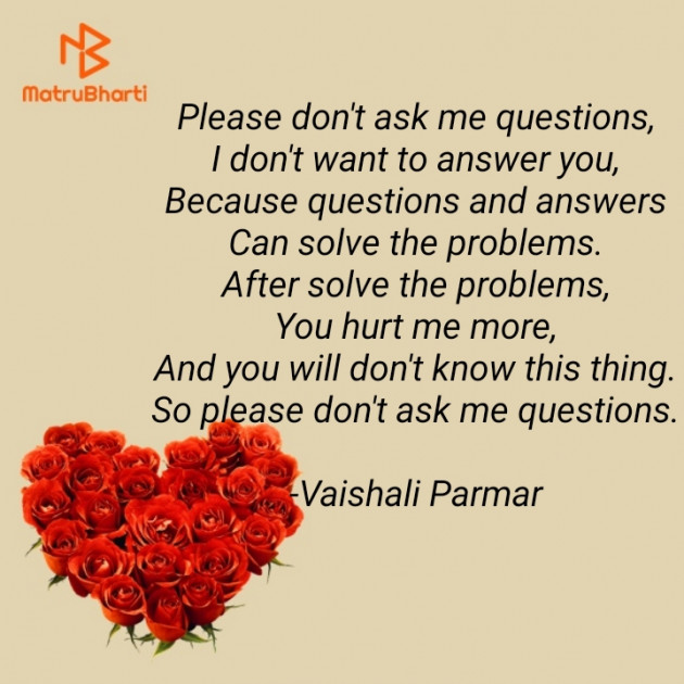 English Poem by Vaishali Parmar : 111586037