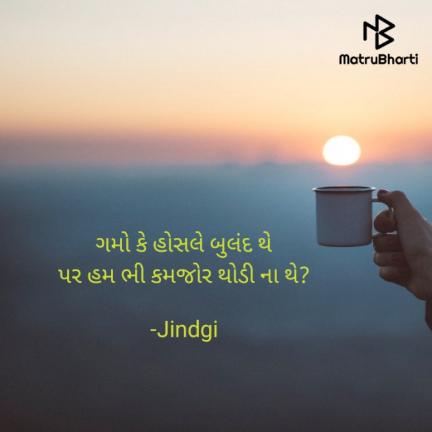 Gujarati Shayri by Jindgi : 111588869