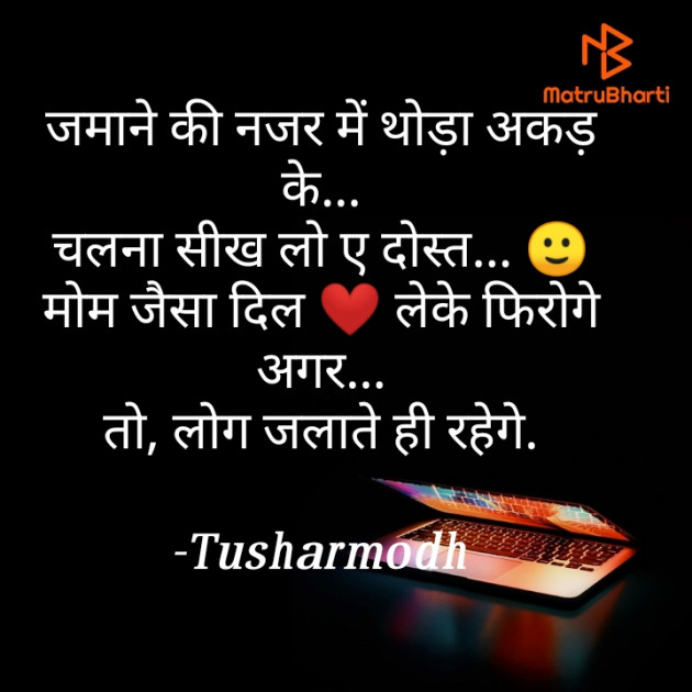 Hindi Shayri by Tusharmodh : 111601929
