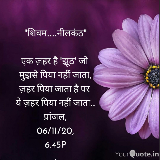 Hindi Shayri by Pranjal Shrivastava : 111604710