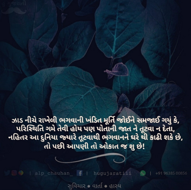 Gujarati Quotes by Alp Chauhan : 111606297