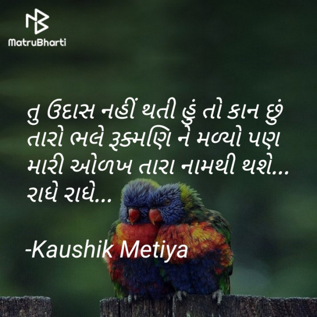 Gujarati Romance by Kaushik Metiya : 111607711