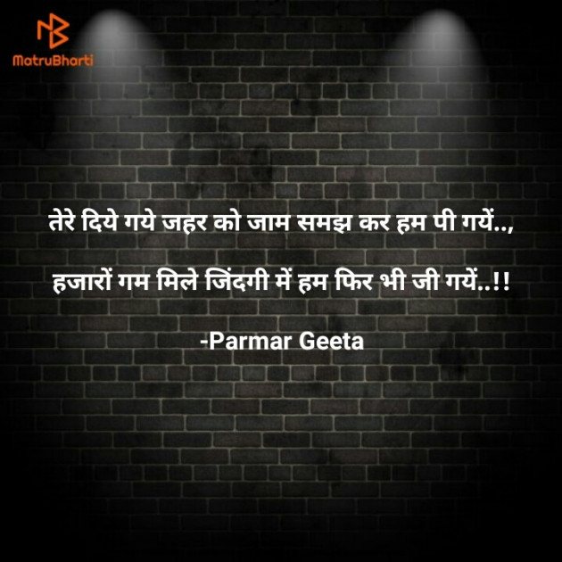 Hindi Blog by Parmar Geeta : 111609910
