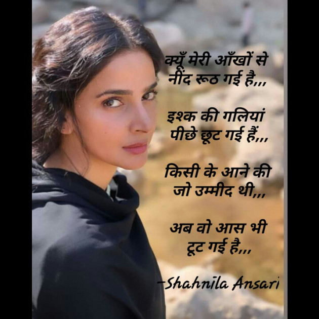 Hindi Shayri by Shahnila Ansari : 111610081