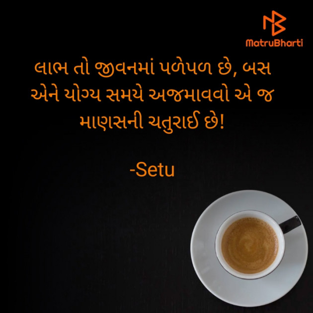 Gujarati Quotes by Setu : 111611714