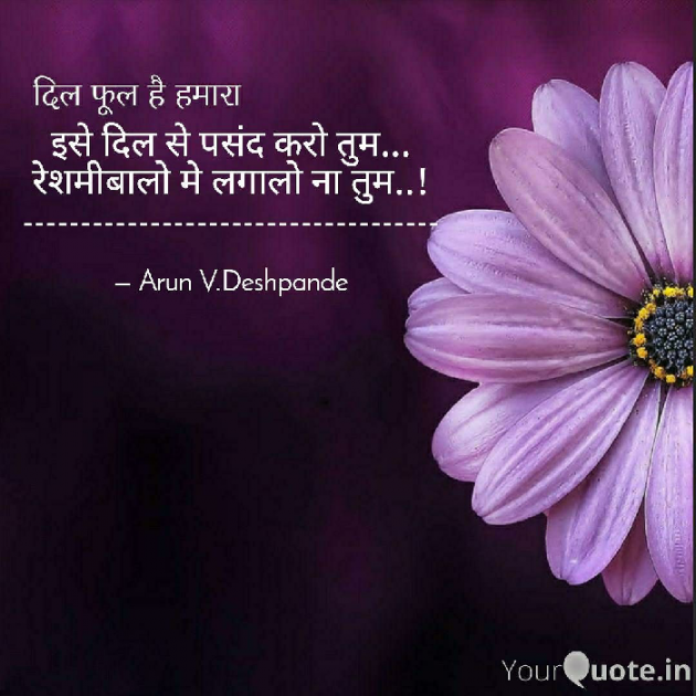 Hindi Shayri by Arun V Deshpande : 111613744