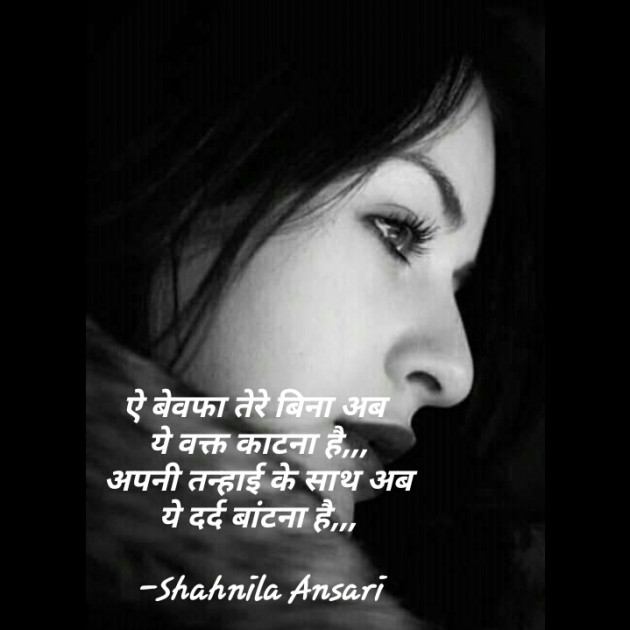 Hindi Shayri by Shahnila Ansari : 111616268