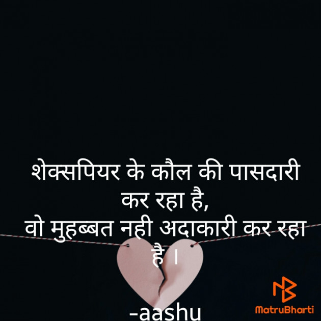 Hindi Shayri by aashu : 111617603