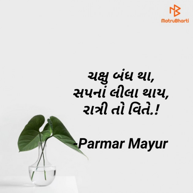 Gujarati Hiku by Parmar Mayur : 111618577